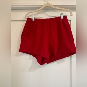 Tuckernuck Red Mercer pique short